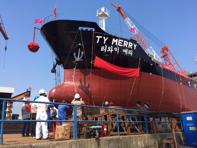5. [난징지부] 3.7K General Cargo Ship(JSZJ4331702) 2차선 진수식.JPG