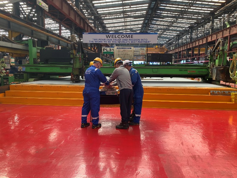 [거제지부] 300K VLCC (DWSH5474) 강재 절단식 (2).jpg