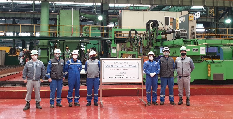 [거제] 114K Crude Oil Carrier (SSHI2345) 강재 절단식.jpg