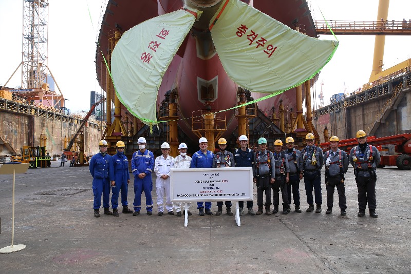 [거제지부] 장금상선(EURONAV) VLCC DWSH5475호 용골 거치식.jpg