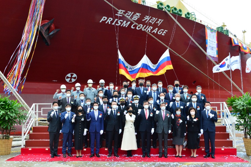 [울산지부] 180K LNGC PRISM COURAGE (HDHI2939) 명명식.jpg