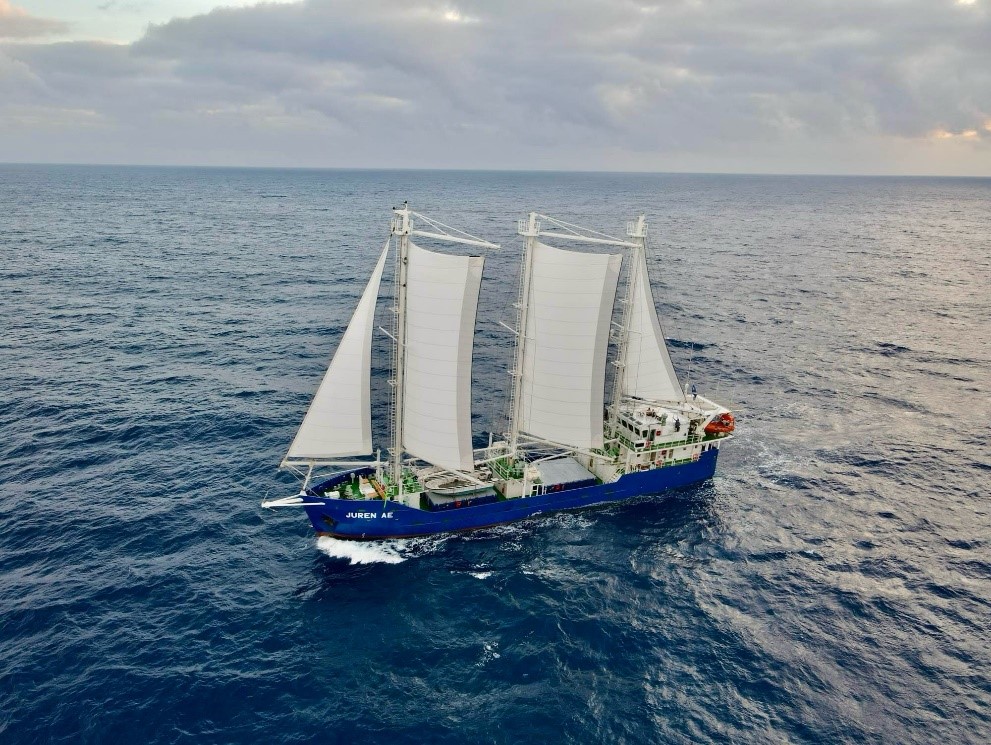KR Celebrates Arrival of Innovative Low-Carbon Sailing Cargo Ship "SV Juren Ae" in the Marshall Isla